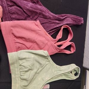 Victoria's Secret Sports Bras - Purple, Pink, and Green